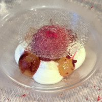 試食で食べたデザートです。