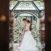 チャペルでの撮影。おしゃれに撮っていただきました！