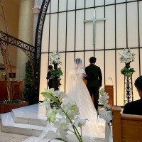 本物の装花がデフォルトでついていて雰囲気がよかった