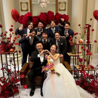 お花は一からデザインしてもらいました。