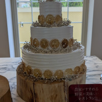 ケーキの展示