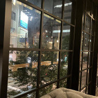 外の景色も綺麗でした
