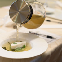 コースに追加した鯛茶漬け