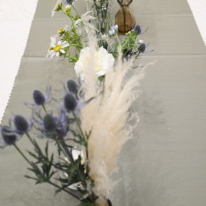 披露宴会場テーブル装花|769837さんの覚王山ル・アンジェ教会の写真(2542547)