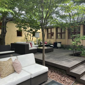 ここで友人と楽しく写真を撮りたいと思いました|769859さんの星野リゾート 軽井沢ホテルブレストンコートの写真(2534274)