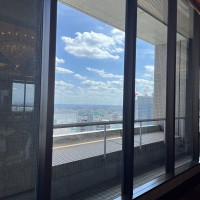 披露宴会場から見える外の景色です。