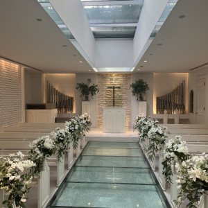 チャペル全体図です。|769869さんのヴィクトリアガーデン恵比寿迎賓館/テイクアンドギヴ・ニーズウェディングの写真(2537284)