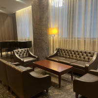 受付中の参列者控えロビーです