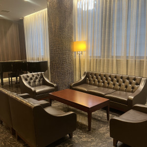 受付中の参列者控えロビーです|769975さんのザ・リュクス銀座(THE LUXE GINZA)の写真(2532222)