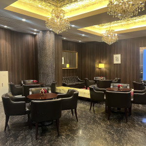 参列者の控えロビーです|769975さんのザ・リュクス銀座(THE LUXE GINZA)の写真(2532225)