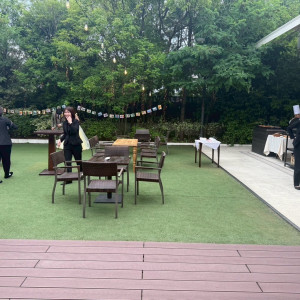 BBQ演出時の外の雰囲気です|769991さんのBELLE UN JOUR(ベルアンジュール)の写真(2533250)