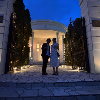 ライトアップが夜になっても綺麗でお気に入りの写真です