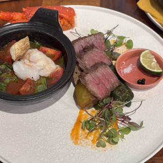 実際に提供される食材を使ったお料理を試食しました。