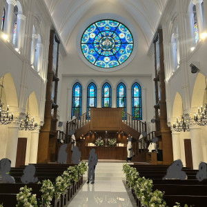 パイプオルガンの生演奏、生歌がある挙式会場|770088さんのアルカンシエル luxe mariage 大阪（アルカンシエルグループ）の写真(2532572)