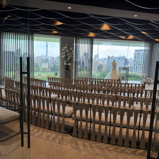 半円形のチャペルです。