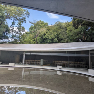 池の周りを歩ける