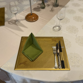 テーブルの設えです