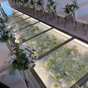 バージンロード|770226さんのアルマリアン 福岡（ALMALIEN FUKUOKA）の写真(2533032)