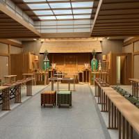 神前式も可能です。見学時に撮影した写真です。