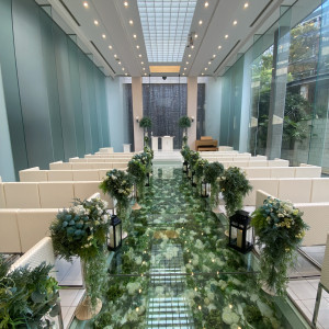 チャペルの床が素敵でした!|770320さんのThe Bellclassic Fukuoka Ohori (ベルクラシック福岡大濠)の写真(2533365)