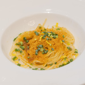 蟹とカラスミのスパゲッティ|770323さんのリストランテASO (ひらまつウエディング)の写真(2533671)