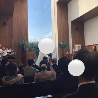 チャペル内です