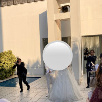 チャペルから出たところです。