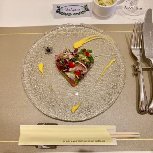 前菜|770402さんのルシェルアンジュ水戸 ウエディングシャトーの写真(2534544)