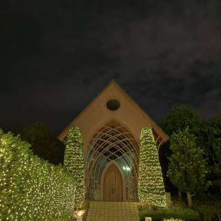 夜のチャペルです