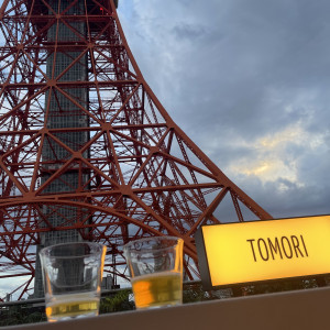 挙式前の待ち合いは屋内とは別にルーフバーがありました。|770445さんのThe Place of Tokyo（ザ プレイス オブ トウキョウ）の写真(2534037)