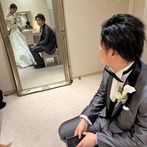 控え室の大きい鏡|770453さんのLUCIS（ルーキス）の写真(2541325)