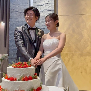 ケーキ入刀！|770453さんのLUCIS（ルーキス）の写真(2541316)