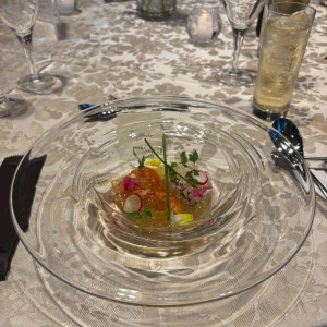 オマール海老と帆立貝の
シャンタンジュレ仕立て|770453さんのLUCIS（ルーキス）の写真(2541309)