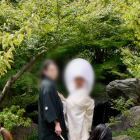 挙式した人だけが写真を撮れるスポットです