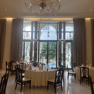 新郎新婦席側から見た景色