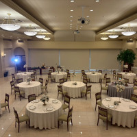 披露宴会場階段上より撮影