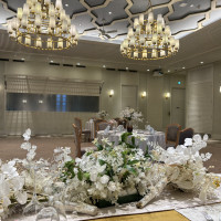 新郎新婦席側より撮影
奥がオープンキッチン