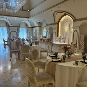 キラキラした披露宴会場|770553さんのアニヴェルセル白壁の写真(2535484)