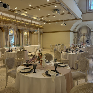 キラキラした披露宴会場|770553さんのアニヴェルセル白壁の写真(2535481)