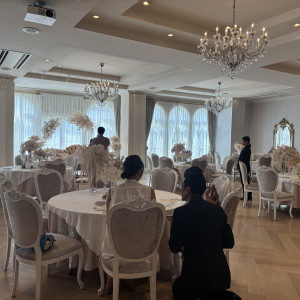 普段はアフタヌーンティー会場としても使用されるとのこと|770553さんの星ヶ丘迎賓館 アートグレイスクラブの写真(2535157)