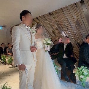 挙式中。|770561さんのThe 33 Sense of Wedding(ザ・サーティースリー・センス・オブ・ウエディング)の写真(2534883)
