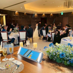 高砂（新郎席）からの景色。|770561さんのThe 33 Sense of Wedding(ザ・サーティースリー・センス・オブ・ウエディング)の写真(2534886)