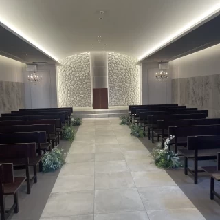 1つ目の会場のチャペル