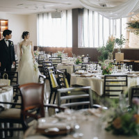 開始前の披露宴会場