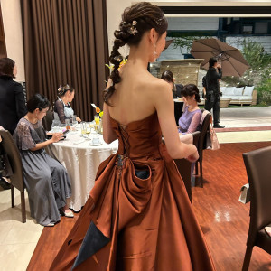 披露宴会場も程よい広さでゲストとも近くて良かった|770608さんのTHE SEASONS LANDMARK KOBE KITANO　ザシーズンズランドマーク神戸北野の写真(2535616)