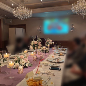 自作ムービーを流しています。|770647さんのホテル ラ・スイート神戸ハーバーランドの写真(2538427)