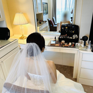 チャペルのすぐ側にブライズルームと控室があります。|770647さんのホテル ラ・スイート神戸ハーバーランドの写真(2538423)