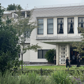 挙式会場の外観。
中にはレストランもある。