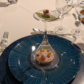 信州の食材を使った料理。