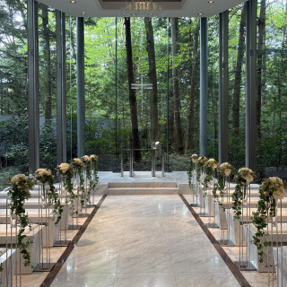 1番楽しみにしていたチャペルも素晴らしかった。当日が楽しみで